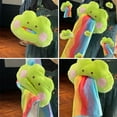 thumbnail image 6 of Apooke Frog Shaped Pillow with Rainbow Shaped Blankets 2in1 Fun Cartoon Cushion Decor, 6 of 13