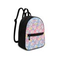 thumbnail image 2 of HELLHERO Easter Bunny & Egg Pattern Lightweight Mini Backpack, Practical Travel Rucksack with Zipper Closure for Dating Hiking, 2 of 8