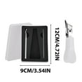 thumbnail image 6 of Under $5 Boovnll Toenail Clippers, 3Pcs Kit Heavy Duty Wide Opening Slanted Toe Nail Clippers for Men Women Fingernail & Toenail Ingrown Nails Home Bedroom, Nail Clippers, 6 of 7