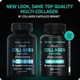 thumbnail image 4 of Vital Vitamins Multi Colágeno para mujeres y hombres - Tipo I, II, III, V, X - Alimentado con pasto, sin OGM - 150 cápsulas, 4 of 5