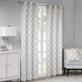 thumbnail image 3 of Cortina de ventana Madison Park Hayes de algodón con estampa, 3 of 3