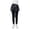 Black, variant on GYRATEDREAM Girls Tennis Skirts with Leggings Active Golf Skirted Leggings Athletic Dance Skorts Kids Footless Tights