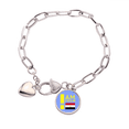 thumbnail image 1 of Soy de Egipto Pulsera de cadena de corazón joyería encanto moda, 1 of 3