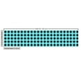 thumbnail image 3 of Geometric Fabric by the Yard, Abstract Composition of Symmetrical Dots Continuous Pattern, Decorative Upholstery Fabric for Sofas and Home Accents, Turquoise Charcoal Grey by Ambesonne, 3 of 5
