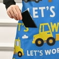 thumbnail image 4 of Kitchen Apron with 2 Pockets Adjustable waterproof Cooking Aprons for Women Men Chef Construction Trucks and Clouds, 4 of 7