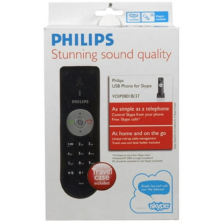 UPC 609585117433 product image for Philips VOIP 080 Skype VOIP Travel Phone | upcitemdb.com