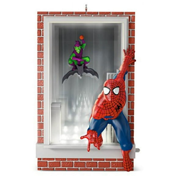 Hallmark Ornament 2016 Slinging and Swinging Spiderman *MAGIC