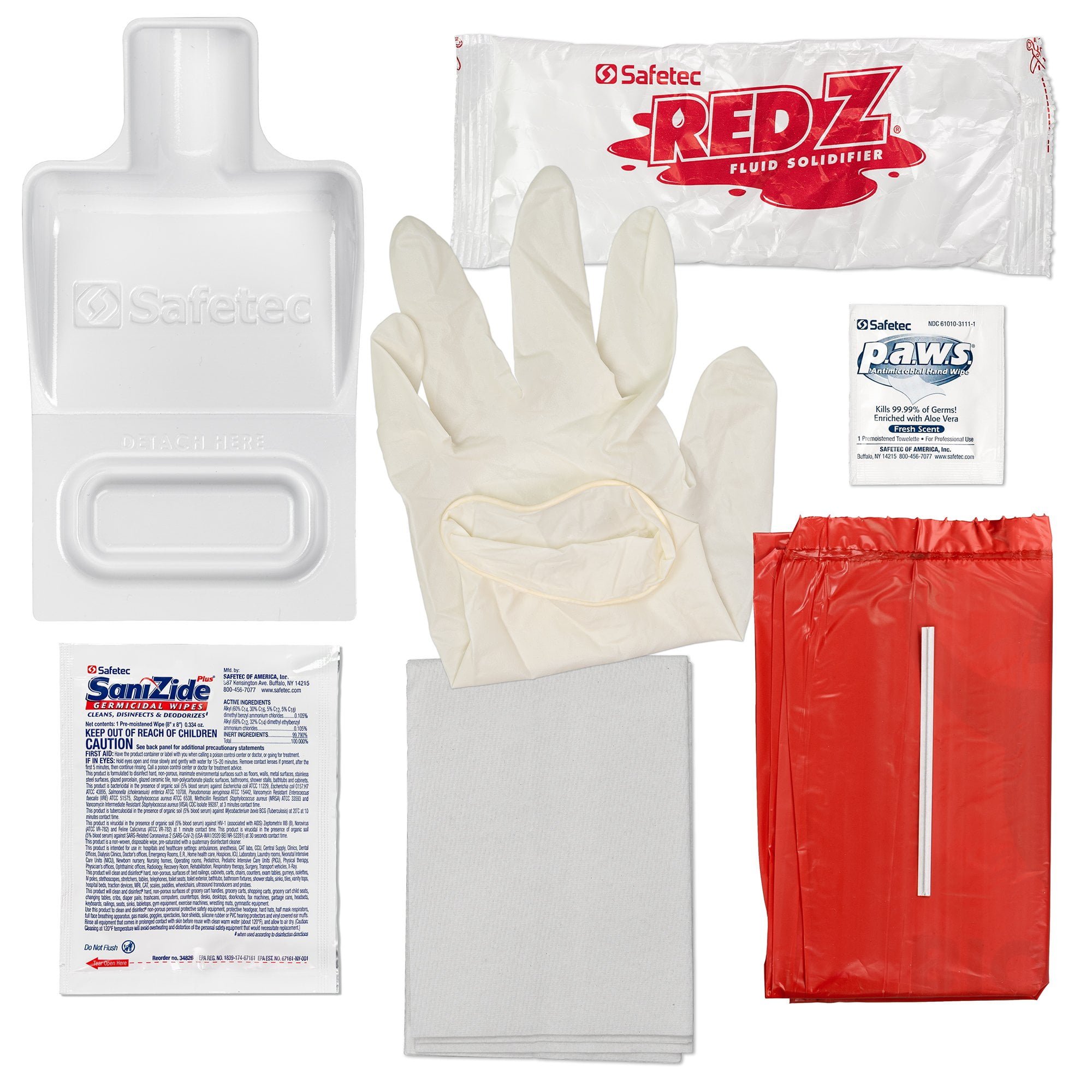 McKesson Emergency Sanitation and Protection Kit 17195, 100 Pack, 100 Wipes