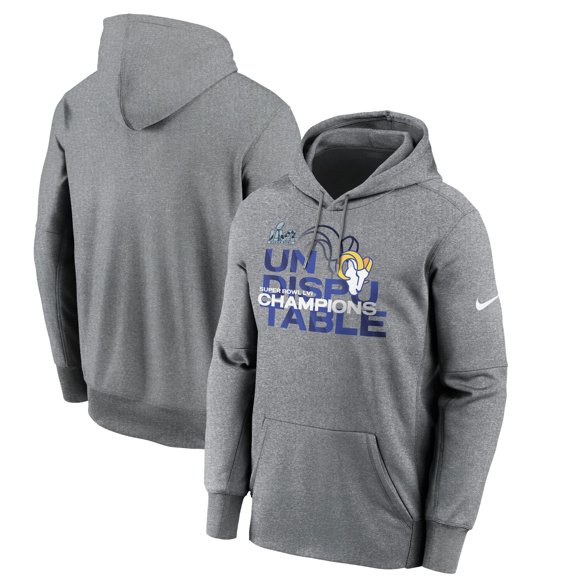 Los Angeles Rams Nike Super Bowl LVI Champions Slogan Pullover Hoodie