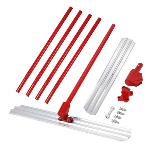 2025 New 48"x 8" Magnesium Concrete Float, with 4 Combinable Handles and Carrying Toolbox, for Concrete Finishing