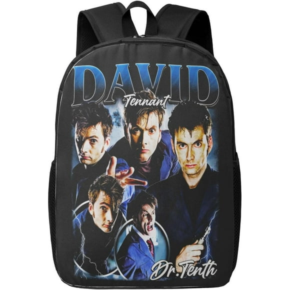 David Tennant Laptop Computer Backpack Multi-functional School Hiking Work Daypacks Waterproof Business Computer Backpack Bag