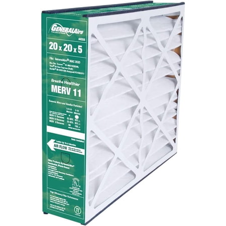 GeneralAire ReservePro # 4556 20" x 20" x 5" Air Filter, MERV 11-6FM2020 (3-Pack)