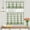 Green, variant on Kate Aurora Country Farmhouse 3 Piece Plaid Cafe Kitchen Curtain Tier & Valance Set - Assorted Colors & Sizes