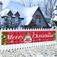 thumbnail image 4 of Uuiauoio Extra Large Christmas Holiday Garden Flag for Front Porch Decorations, Durable Polyester Outdoor Banner with Metal Rings for Easy Hanging, Reusable Festive Yard Sign, 4 of 6