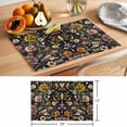 thumbnail image 6 of Summer Flowers Placemats Set of 12, Vintage Classic Colorful Floral Watercolor Non-Slip Place Mats Washable Table Mats for Kitchen Dining Table Decorations Indoor/Outdoor, 6 of 9