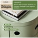 thumbnail image 5 of BURN Mesita de Noche de Dos Niveles con Función de Almacenamiento, Buró para Recamara, Equipada con un Mini Mesa Redondo con Puerta Corredera, Mesa Auxiliar de Estilo Moderno (Verde-A), 5 of 15
