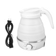 thumbnail image 2 of Electric Kettle, Foldable 0.6L 600W Heat  Rust Proof Portable Electric Kettle For Travel Home Use Hot Water US Plug 110V, 2 of 8