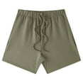 thumbnail image 1 of Pantalones cortos de gimnasio atléticos para hombre, cintura elástica de 5,5 pulgadas, pantalones cortos de entrenamiento para hombre con bolsillo de pijama informal, 1 of 6
