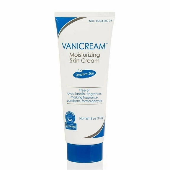 Vanicream Moisturizing Cream for Sensitive Skin, Paraben Free, 4 oz (Pack of 5)