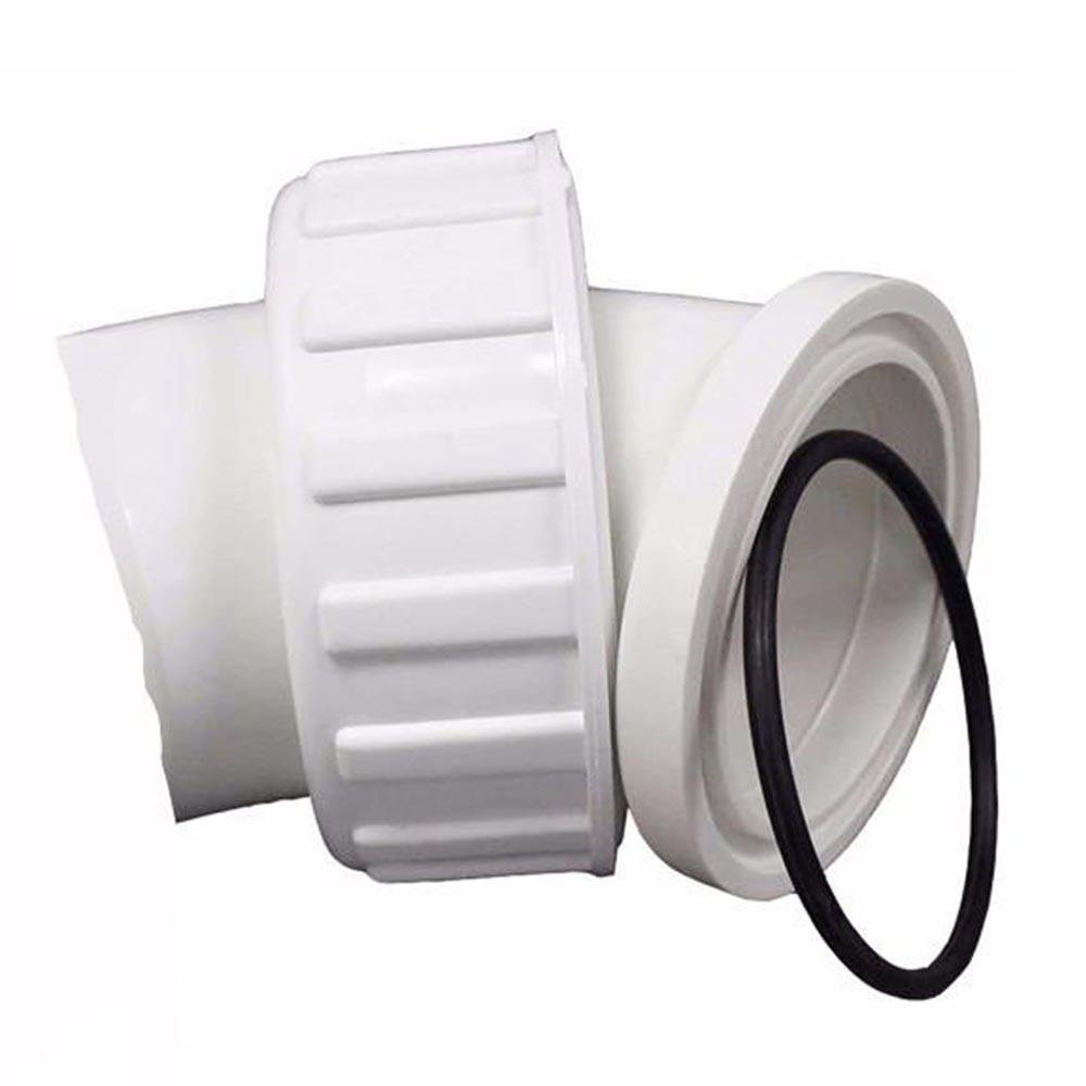 Hot Tub Fittings & Pvc Jacuzzi Spa Union, 2 Inch, 45 degree 6500037