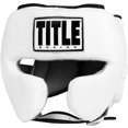 thumbnail image 2 of Title Boxing Leather Training Sparring Headgear - Large - White, 2 of 4