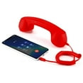 thumbnail image 1 of ZLight Récepteur de Téléphone Rétro Style Amélioré pour Son Récepteur Fixe Téléphone Classique pour Appels Style Poignée Rouge, 1 of 6