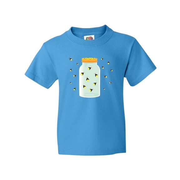 Inktastic Fireflies Summer Vacation Youth T-Shirt