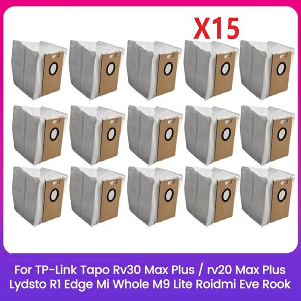 Bolsa para Aspiradora para RV30 /RV20 /para R1 Edge/para MiWhole M9 Lite/para Eve (15 Unidades)