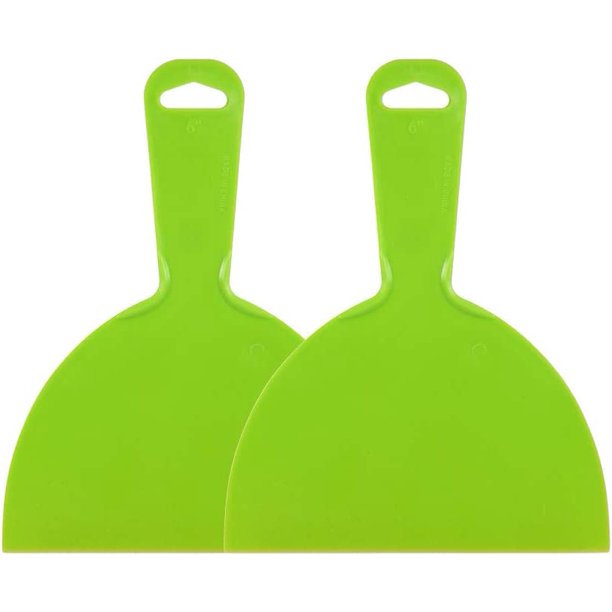 Putty Scraper 6" Plastic Flexible Putty Knives