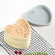 thumbnail image 3 of Molde de corazón para cocina, moldes para hornear pasteles, molde para hornear pan, molde antiadherente para cafetería, accesorio para bar. 8 pulgadas azul, 3 of 9