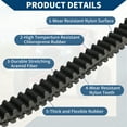thumbnail image 6 of Unique Bargains ATV UTV Drive Belt V-Belt No.5GH176411000 for Yamaha Kodiak 400 450 2003-2006 ATV UTV, 6 of 7