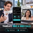 thumbnail image 3 of GenXenon AI Smart Glasses,AI Assistant,Free App 164+ Languages Translation,Photochromic Gray Lenses Sunglasses,Suitable for Meetings and Offices,Silver Rimless Rectangle Unisex(Gold), 3 of 10
