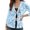 Light Blue, variant on Women's Casual Solid Color Cardigan Lacy Sheer Beach Cover Up Shirt For Sun Ladies Cardigan Sweaters, Size S