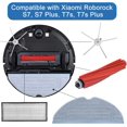 thumbnail image 2 of Kit de accesorios para Roborock S7 S7 Plus S7 MaxV S7 MaxV Ultra, incluye cepillo principal, filtros, cepillos laterales y paños de fregado (kit 1) | JUNJUN, 2 of 5