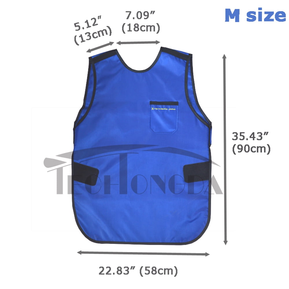 0.35mmPb Lead Free Radiation X-Ray Protection Apron Basic Light Weight S Size 