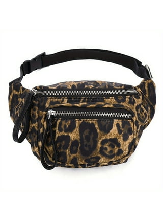 Leopard and Zebra Print Monogrammed Fanny Pack – Abby Red Accessories