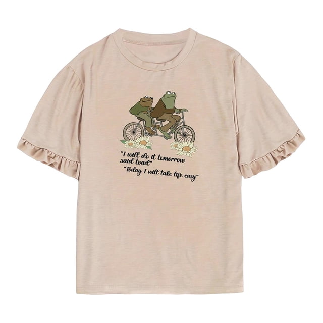 Camiseta de manga corta para mujer, cómoda, holgada, para adolescentes y niñas SG SG Yuyangstore Camisetas de manga corta