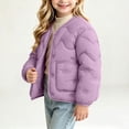 thumbnail image 5 of ATOGUTA Girl's Puffer Kids Fall Fashion Warm Long Sleeve Down Jackets with Pockets Outdoor Clothes Size 3T-13, 5 of 7