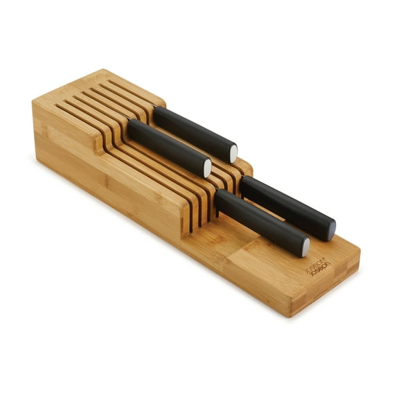 Joseph Joseph DrawerStore Bamboo 2-Tier Kitchen Knife Organizer