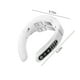 thumbnail image 3 of Masajeador de cuello con calefacción - 8 cabezas de masaje, 6 modos, USB recargable, ajustable para aliviar el dolor de cuello y hombros, blanco, 3 of 8