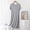 Gray, variant on Vrorvz Long Nightgowns for Womens Short Sleeve Loungewear Sleepwear Nightgown Loose Soft Nightshirts