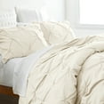 thumbnail image 2 of Noble Linen's 3 Piece Pinch Pleat Duvet Cover Set, 2 of 6