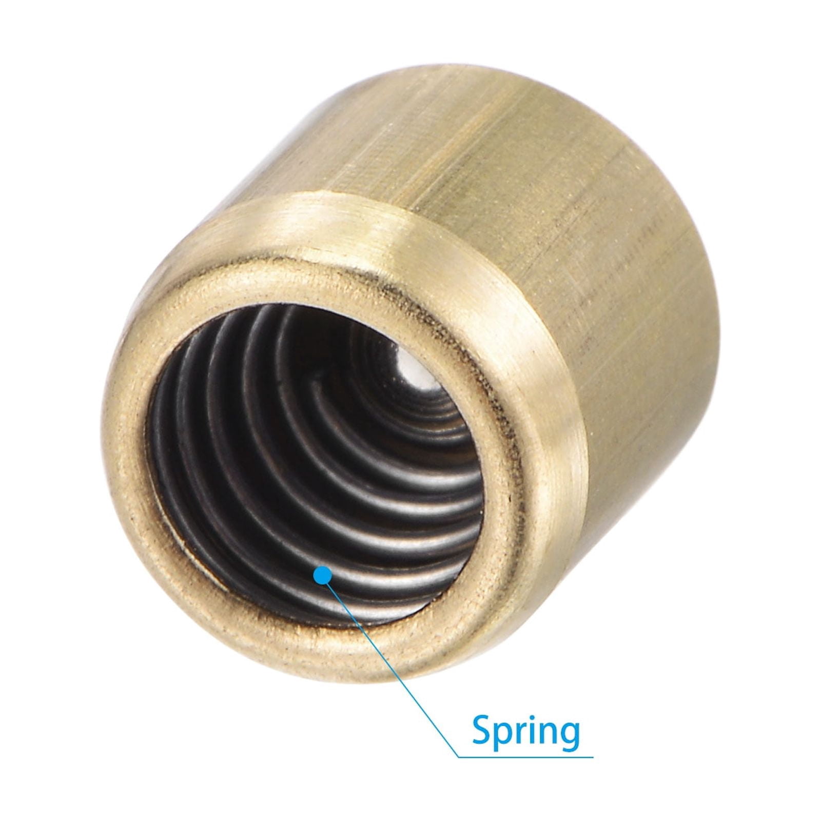Unique Bargains Brass Push Button Grease Oil Cup Balls Oiler 8x8mm