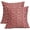 Red Cream Dots, variant on Red Cream Dots Pillow Covers 16x16 Set of 2 Boho Design Polka Dot Throw Pillows Modern Trendy Print Outdoor Decorative Pillowcase Square Linen Cushion Cases Decor for Sofa Couch Bed