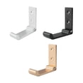 thumbnail image 2 of Eigraketly Ganchos colgantes de gran capacidad de carga para ganchos montados en la pared de aleación de aluminio plegables multiusos Artesanía plata esmerilada, 2 of 6