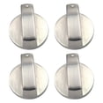 thumbnail image 1 of SHISUYAN 4pcs Metal Round Gas Stove Knobs Cooker Oven Hob Control Button Gas Stove on off Replacement, 1 of 8