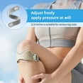 thumbnail image 2 of Patella Knee Strap for Men & Women-Adjustable Knee Support Band with Non-Slip Silicone & Targeted Pressure Pad for Running, Fitness, Hiking, Volleyball-Comfortable Relief for Knee Discomfort (Gray), 2 of 5