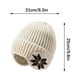 thumbnail image 2 of Gorro de punto de invierno con alfiladeras para hombres - mezcla de lana acrílica, resistente al frío a -15°C, talla única para esquiar, correr y actividades al aire libre, 2 of 5