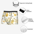thumbnail image 6 of Balery Farm Bee Cute Honey Men's Boxer Briefs, Soft and Breathable Cotton Underwear with nylon Waistband-Small, 6 of 9
