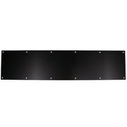 Kick Plate with Screws, 8" x 34", Matte Black by Stone Harbor Hardware